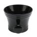 Jauarta Large Capacity Shaving Soap Cup - Portable Black Plastic Razor Holder with Comfortable Handle for Home & Travel Hairdressers - Buy Online on SooperMarket.com