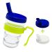 Kirimon Flow Control Spill Proof Cup with Two Style Lids - Spill-Resistant  Leak-Proof Break-Proof Feeding Cup for Elderly Disabled and Adults