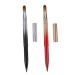 NOLITOY 2pcs Lipstick Wand Metal plastic travel makeup eyelash tool applicator Eye shadow brush makeup brush Multifunction multi-function eyebrow brush make up applicator
