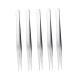 minkissy Tweezers Straight Thick Grade Stainless Steel Tool Sewing Clip Sewing Tool Tweezers Eye Sewing