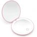 HEYISSU Lighted Compact Mirror with Magnification  1x/10x Magnification Compact Mirror with Light  Travel Makeup Mirror for Purses