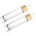 Milists 2 Empty 30ml Drip Bottles | Transparent Liquid & Lotion Dropper for Makeup Cosmetics Samples & Eye Fluid - Buy Online on SooperMarket.com