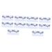 ABOOFAN 10 Pairs Eyelashes Fake Eye Lashes Fake Lashes Christmas Fake Eyelash Masquerade Lashes Makup Party Eyelash Dress Paper Cutting Lashes Natural False Lashes Clothing Make up