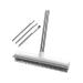 Household Carpet Rake Floor Scrub Brush Bathroom Supply Toilet Tile Cleaning Brush Floor Cleaning Brush Carpet Rake to Fluff Carpet Long Handle Brush Long Brush Carpet Brush White 120x31cm