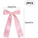 2 Pack Hair Bows for Girls and Women Large Bow Hair Clips Hair Barrette with Long Silky Satin Pink Hair Accessories for Girls(Pink) - Buy Online on SooperMarket.com