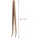 YUSHU Angled Reptile Feeding Tongs - 28cm Eco-Friendly Bamboo Feeding Tool | Aquarium Tongs & Reptile Tweezers for Easy Feeding - Buy Online on SooperMarket.com