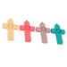 4Pcs Silicone Baby Teether Toy - Infant Teething Relief for Sore Gums | Chew Toys for Comfort - Buy Online on SooperMarket.com