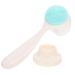 Manual Face Brush Skin Care Brush Pore Deep Cleansing Brush Face Washing Cleaner Face Brush with Holder Facial Cleansing Tool Face Cleaning Brush Facial Brush Face Scrubber