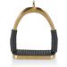 Equinate Safety Bar Charles 12cm Gold | Anti-Slip Rubber Tread Stirrup for Adults & Children | Ankle Relief - 2 Pieces - Buy Online on SooperMarket.com