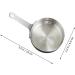 PRETYZOOM 4pcs Stainless Steel Sauce Cup Dipping Bowls with Handle Chip and Dip Bowl Stainless Steel Dipping Bowls BBQ Sauce Bowl Pudding Cups Mini Sauce Seasoning Cup Household 10x6cmx4pcs Silverx4pcs - Buy Online on SooperMarket.com