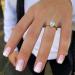 RikView French Tip Press on Nails Short Fake Nails Pink Nails Glossy Square Stick on Nails 24 PCs/Set Square Pink