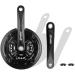 Bibike 6/7/8 Speed Mountain Bike Crankset 170mm Square Diamond Hole - 24/34/42T Chainrings - Buy Online on SooperMarket.com