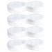 Arcemain 400 Sheets Disposable Non Woven Eye Mask Paper  Cotton DIY Paper Pillow Covers for Skincare Spa Wrap Moisture Retention  White  7.48 x 2.48 Inch