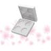 HAPINARY 2pcs 4 Makeup Accessories Aluminum Tin Jars Eyeshadow Containers Empty Eyeshadow Tins Empty White - Buy Online on SooperMarket.com
