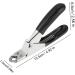 Mumusuki Pet Nail Clipper for Cats and Dogs | Professional Grooming Tool for Puppies Kittens Rabbits & Small Pets (Black) - Buy Online on SooperMarket.com