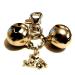 Silver Knight Loud Large Dog Collar Bells/ Training Bells/ 'I Love My Dog' Bells/ Dog Jingle Bells/ 2 x 20mm Bells/ Easy Attach Bells/ Find My Dog Bells