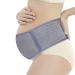 WANYI Breathable Maternity Support Belt Belly Band C Section Pregnancy Support Belt Back Pain Relieve Lower Back Pelvic and Hip Pain for 2 in 1 Pre- and Post-natal(Grey L) L Grey