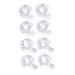 Healeved Silicone Tool 4 Pairs Separator Men's Tools Silicone Gel Thumb Spica Splint Orthopedic Bunion Nursing Clip Board Silicone Bunion Splint Foot Separator Bunion for Women