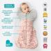 Love To Dream Swaddle UP Baby Sleeping Bag Pink Medium - Self-Soothing Swaddle for Newborns | Calms Startle Reflex | Improves Sleep | 16-20 C | 6-8.5kg | New Born Essentials - Buy Online on SooperMarket.com