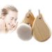 Facial Cleanser Brush with Wood Handle - Soft Bristle Face Care Tool for Men & Women | Gentle Cleansing & Skincare - Buy Online on SooperMarket.com
