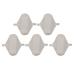 5pcs Cotton Sanitary Pad Breathable Super Absorbent Washable Reusable Menstrual Pad Skin Color M