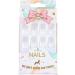 U-K Durable Artificial Nails Coffin False Nails Fake Fingernails Gradient Acrylic Stick On Nails 24 Pieces for Women and Girls (White Short) - Buy Online on SooperMarket.com