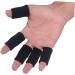 GLEAVI 10 Pcs Thumb Splint & Finger Sleeves Set - Arthritis Protector & Joint Cover - Non-Slip Elastic Bandages - Black Medium - Buy Online on SooperMarket.com
