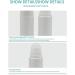DASNTERED Roll On Bottle Portable 4pcs 50ml Empty Refillable Lip Balms Essential Oil Roll On Bottle Leak-Proof DIY Deodorant Containers For Sunscreen Moisturizer etc - Buy Online on SooperMarket.com
