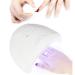FuLanDe 48W UV Led Nail Lamp USB LED UV Light for Gel Nails with Double Power Design Curing 5 Fingernails & Toenails with Sensor 30 PCS LED Beads