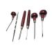 E C Lyons Intaglio Set B (6 Tools) Etching Burnisher Twisted Scriber Scraper Elliptic Tint Burin