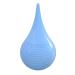 Rubber Suction Ear Syringe BVN Hand Bulb Syringe Ear Washing Squeeze Bulb for Ear Wax Removal Suitable for Adults and Children Blue. Blue Texture 60ml