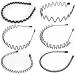 kawehiop Headbands for Men Black Unisex Salon Supplies Beauty Tools Gifts Back Styling Fashion Yoga Home Use Parties Weddings Type 6 - Buy Online on SooperMarket.com