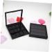 FOYTOKI 4 Pcs 12 Empty Eyeshadow Palette Empty Eyeshadow Dish Depotting Makeup Containers DIY Empty Black - Buy Online on SooperMarket.com