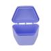 Face Mask Container Exquisite Face Mask Case Trapezoid Lock Design for Travel (Purple)