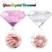 Glass Crystal Diamond Nail Art Display Tool Nail Art Display Photography Decoration 2 Colors(White) - Buy Online on SooperMarket.com