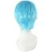 MapofBeauty 12 Express Individuality Role Playing Cosplay Short Wig - Light Blue - Buy Online on SooperMarket.com