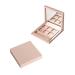 BELLIFFY 2pcs Empty Eyeshadow Palette Makeup Highlighter Empty Eyeshadow Dish Highlighters Blush Palette Pink