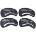 24pcs 6 Sets eyebrows shape eyebrow templates stencils Eyebrow stencils mold cosmetic card - Buy Online on SooperMarket.com