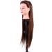 Cikonielf Hair Training Head - Synthetic Fiber for Web Design & Coloring Practice - Washable with Shampoo - Buy Online on SooperMarket.com
