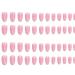 2set Detachable Long Coffin False Nails with Designs Press on Nails Wearable Fake Nail Decor Full Cover Art Tips