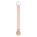 TIAN-K Pacifier chain made of natural beech wood drip-free cotton linen M103