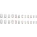 24pcs Square False Nails Short for Women Stick on Nails Silver Glitter Press on Nails French False Nails Removable Glue-on Nails Fake Nails Women Girls Nail Art Accessories 0220Y99 - Buy Online on SooperMarket.com