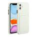 Tivenfezk Nadoli Silicone case for iPhone 15 Plus Ultra thin shockproof scratch -resistant wallet soft TPU protective cover cell phone case with credit card holder iphone 15 plus white
