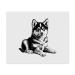 2 x glasses cleaning cloths Husky Puppy (LC00024003) microfiber