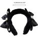 JSGHGDF Sweet Ballet Bowknot Plush Headband for Women Girls Furry Princess Hair Hoop Elegant Hair Styling Tool Pink - Buy Online on SooperMarket.com