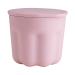 Easy cleaning Makeup Brush Cleaner Cup Drying Rack Multi Functional Safe PP TPR Beauty Tool Essentials (Pink)