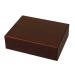 DA VINCI Solid Wood Mahogany Golf Ball Box with Space for 12 Balls (Balls not Included)