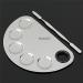 Yimart Stainless Steel Makeup Palette with 5 Mixing Holes and Spatula - Buy Online on SooperMarket.com