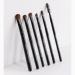 DFHBFG Makeup Tools 6 Small Sets Black Wood Handle Eye Shadow Brush Makeup Brush 1 D