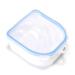 Alexnailart Nail Art Soaking Bowl Set - 2 Layers Nail Polish Remover in Pink/Blue for Spa Manicure Treatment - Ideal for Home Use - Buy Online on SooperMarket.com